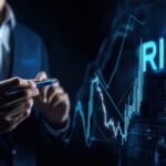 Forex trader managing trading risk and market volatility